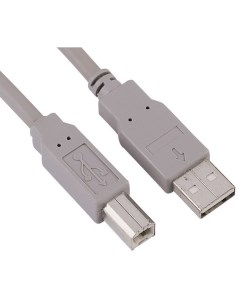 Кабель интерфейсный USB 2 0 AM BM 00034694 1 5 м серый H 34694 Hama