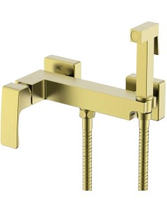 Гигиенический душ R01 51 03 со смесителем золотой матовый Raglo