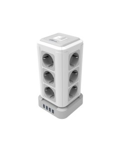 Сетевой фильтр RM 2124 12 Sockets 2m White Ritmix