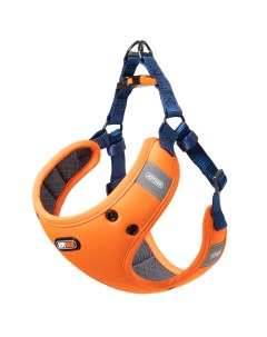 Шлейка мягкая Walk Mood Harness для собак M Оранжевый Joyser