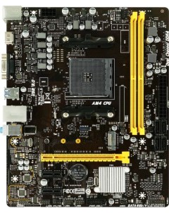 Материнская плата B450MH SocketAM4 AMD B450 2xDDR4 PCI Ex16 4SATA3 7 1 ch GLAN 6 USB 3 1 VGA HDMI mA Biostar