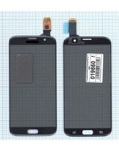 Сенсорное стекло тачскрин для Samsung Galaxy S7 Edge черное Оем