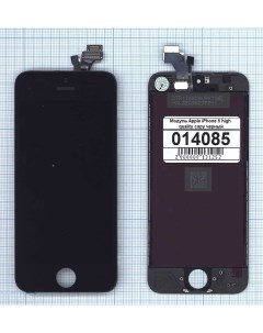 Дисплей с тачскрином для Apple iPhone 5 JDF черный Оем