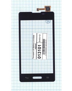 Сенсорное стекло тачскрин для LG Optimus L5 II E450 E460 черный Оем