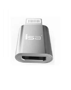 Переходник Micro USB на Apple Lightning 8 Pin Isa