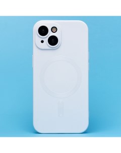 Чехол iPhone 15 силиконовый Matte MagSafe белый Promise mobile