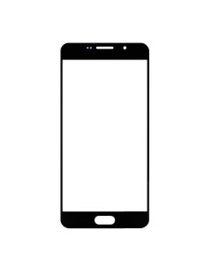 Защитное стекло на Samsung A710F Galaxy A7 2016 с загибом черное X-case
