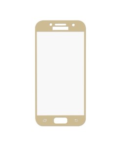 Защитное стекло на Samsung A720F Galaxy A7 2017 3D золотой X-case