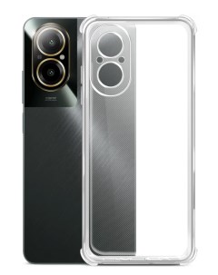 Чехол для Realme C67 4G с защитой камеры и углов прозрачный Miuko