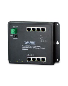 WGS 4215 8T индустриальный коммутатор IP30 IPv6 IPv4 8 Port 1000TP Wall mount Managed Planet