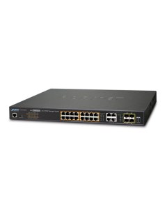 Коммутатор IPv6 IPv4 16 Port Managed 802 3at POE Gigabit Ethernet Switch 4 Por Planet