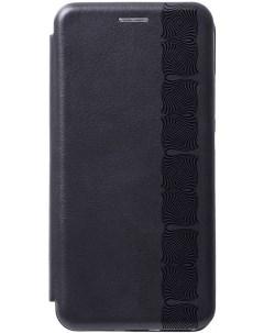 Чехол книжка на Samsung Galaxy A20s Charming Line черный Gosso cases