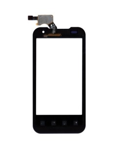 Тачскрин для смартфона LG Optimus 2X P990 черный Оем
