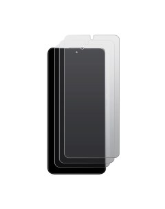 Комплект защитных гибридных стекол МАТОВЫХ для Xiaomi 13T 3шт Krutoff