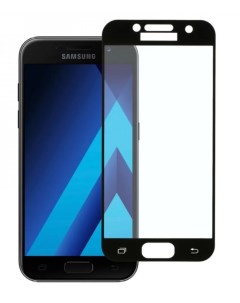 Защитное стекло на Samsung A320F Galaxy A3 2017 5D черный X-case