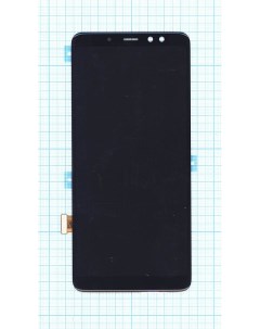 Дисплей для смартфона Samsung Galaxy A8 Plus 2018 A730F DS черный Оем