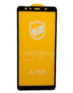 Защитное стекло на Samsung A750F Galaxy A7 2018 9D черный X-case