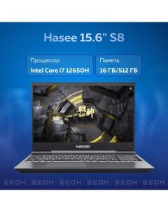 Ноутбук D62654FH Black Hasee