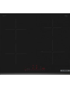 Встраиваемая варочная панель индукционная PIE63KHC1Z черный Bosch