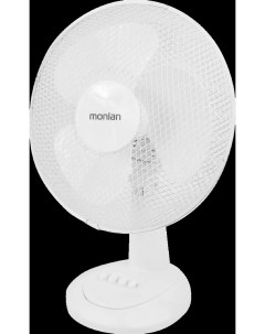 Вентилятор настольный MT 40W 40 Вт 34 см цвет белый Monlan