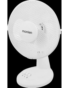 Вентилятор настольный MT 30W 30 Вт 27 см цвет белый Monlan