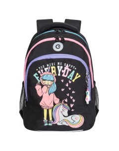 Рюкзак школьный с карманом для ноутбука 13 3 отделения для девочки RG 461 2 1 Grizzly