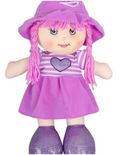Мягкая игрушка Кукла 200214 цвет фиолетовый 34см Tongde