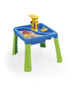 Песочница игровая 3в1 color песок вода столик с аксессуарами Dolu