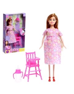 Кукла модель Наташа беременная с аксессуарами в ассортименте 2669962 Nobrand