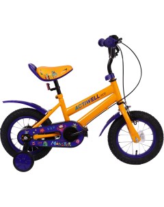 Велосипед городской детский двухколесный 12 оранжевый Actiwell