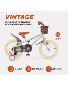 Велосипед двухколесный детский Vintage мятный Rant