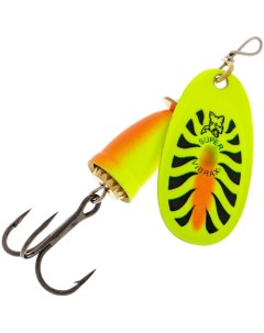 Блесна Vibrax Fluorescent BFF 5 FT Blue fox