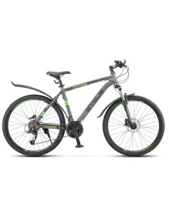 Велосипед Navigator 640 26 2021 14 Антрацитовый зеленый Stels