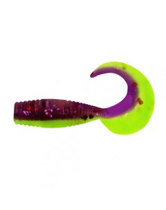 Твистер Pro Spry Tail 1 5 inch 26 violet chartreuse уп 10 шт YP ST15 26 Yaman