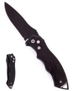 Складной автоматический нож F992B клипса для крепления длина клинка 8 4см Черный Pirat