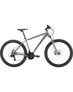 Велосипед Hunter 27 2 HD 2022 20 серый оранжевый Stark