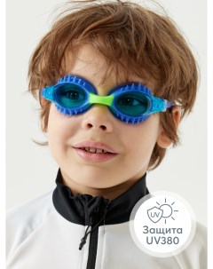 Очки для плавания детские 50683 голубые Happy baby