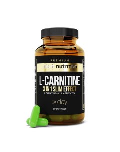 Premium L Carnitine 3in1 Slim effect 60 капс Atech nutrition