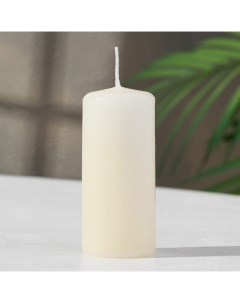 Свеча цилиндр ароматическая Ваниль 4x9 см Nobrand