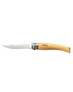 Нож серии Slim 08 филейный клинок 8см нержавеющая сталь матовая полировка рук Opinel