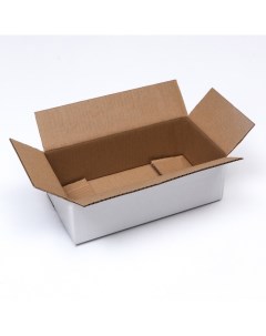 Коробка складная белая 31 5 х 16 х 10 см 3 шт Nobrand