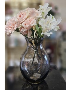Стеклянная ваза Доника 20 см Aras flowers