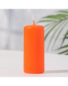 Свеча цилиндр ароматическая Апельсин 4x9 см Nobrand