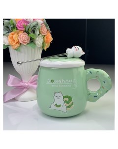 Кружки для чая детские фарфоровые 4 шт 360 мл Lenardi