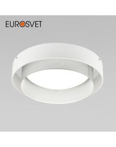 Умный потолочный LED светильник Imperio 90286 1 белый серебро Smart Minimir Home Eurosvet