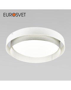 Умный потолочный LED светильник Imperio 90287 1 белый серебро Smart Minimir Home Eurosvet