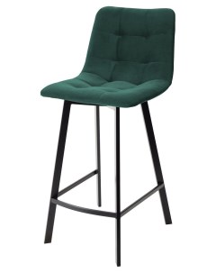 Комплект полубарных стульев 2 шт CHILLI QB SQUARE зеленый черный М-city
