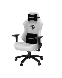 Кресло игровое Phantom 3 цвет белый размер L 90кг материал ПВХ AD18 Anda seat