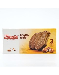 Вафли Crunch Waffer в молочном шоколаде с ореховым кремом 60 г Fiorella