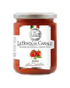 Соус с базиликом для спагетти и пасты 314 мл Le bonta del casale